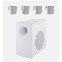 JBL C50PACK - Packaged Surface-Mount Subwoofer-Satellite Loudspeaker System  White